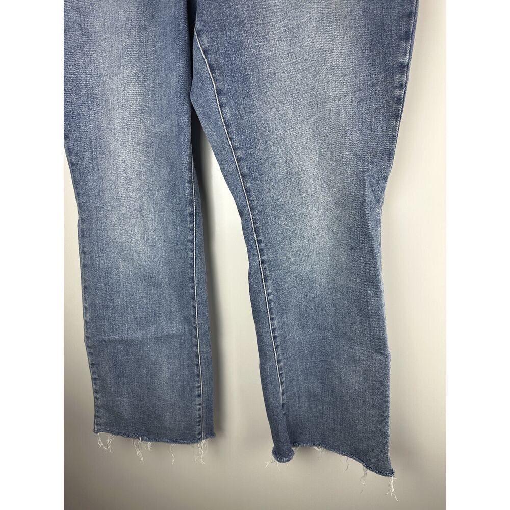 Judy Blue Bootcut Jeans Mid Rise Raw Hem Frayed Blue Women's Stretch 18W JB88604 - Picture 6 of 8